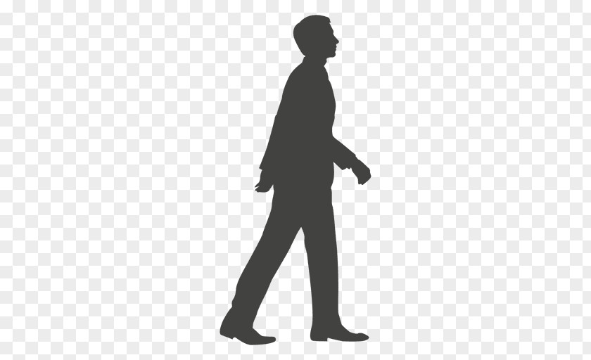 Walking Silhouette Walk Cycle PNG