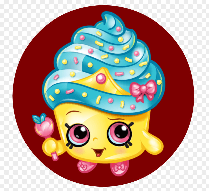 Birthday Cupcake Shopkins Party Toy PNG