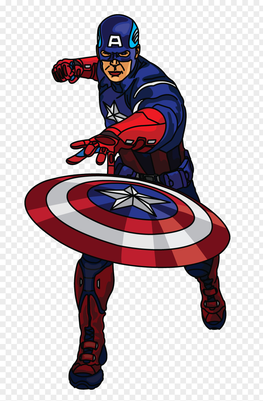 Cartoon Captain America Drawing Hulk Superhero PNG