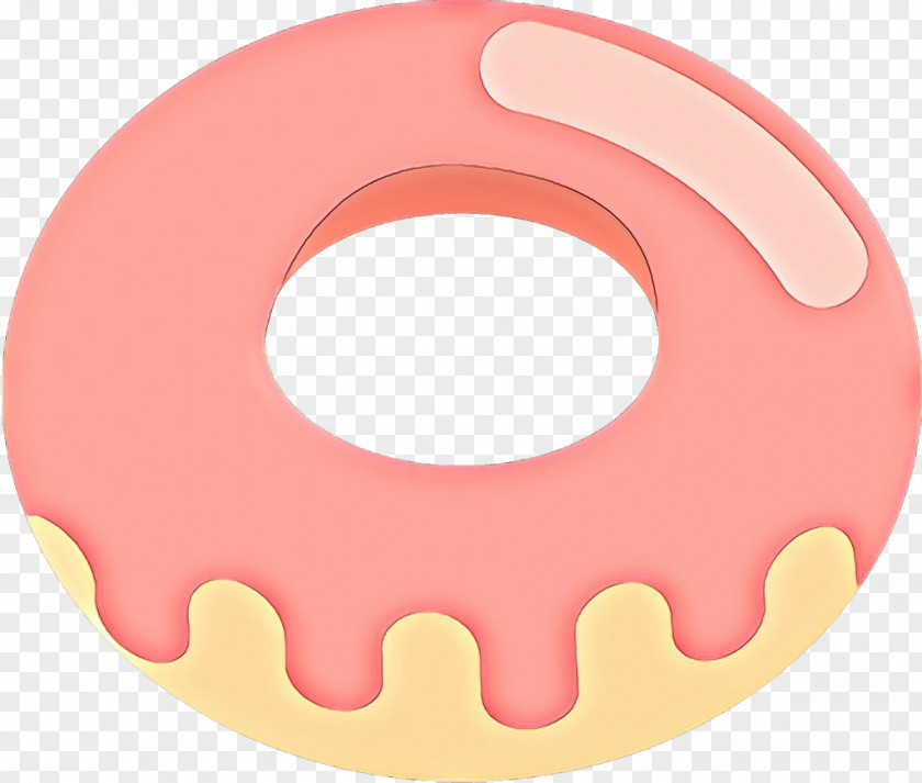 Pink Doughnut Ciambella Circle Mouth PNG