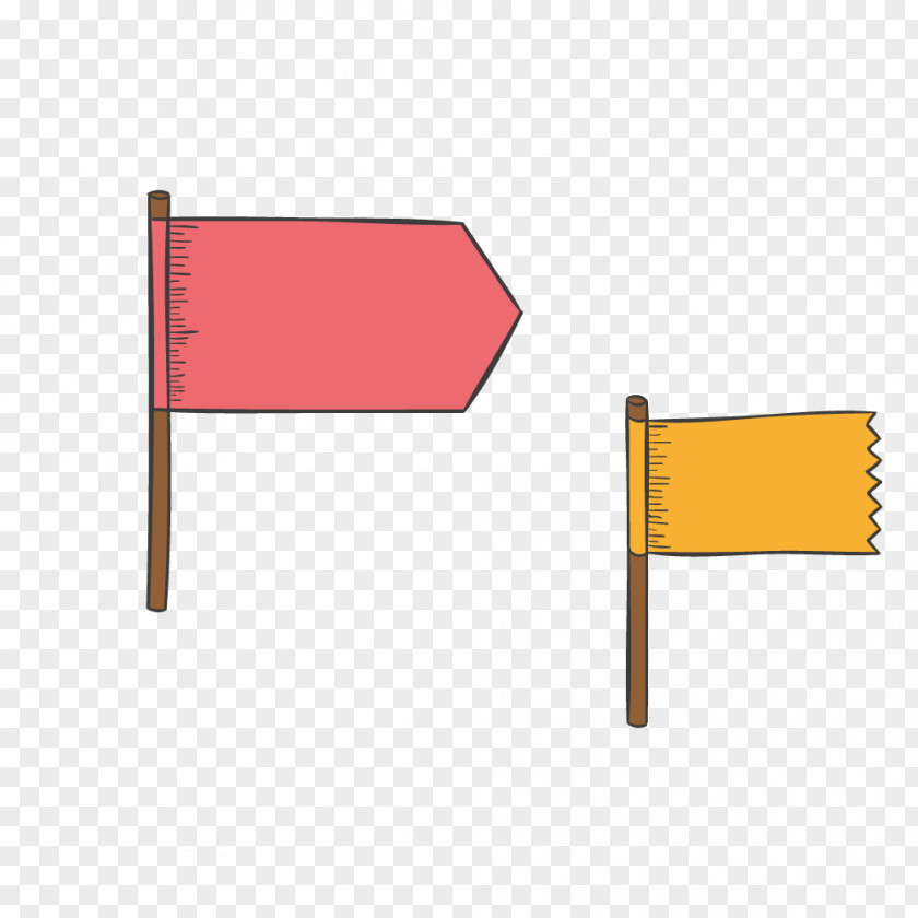 Red Yellow Flag PNG