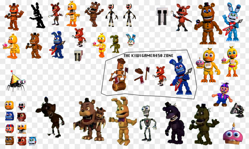 Animatronic Cliparts Five Nights At Freddy's 3 2 FNaF World 4 Clip Art PNG