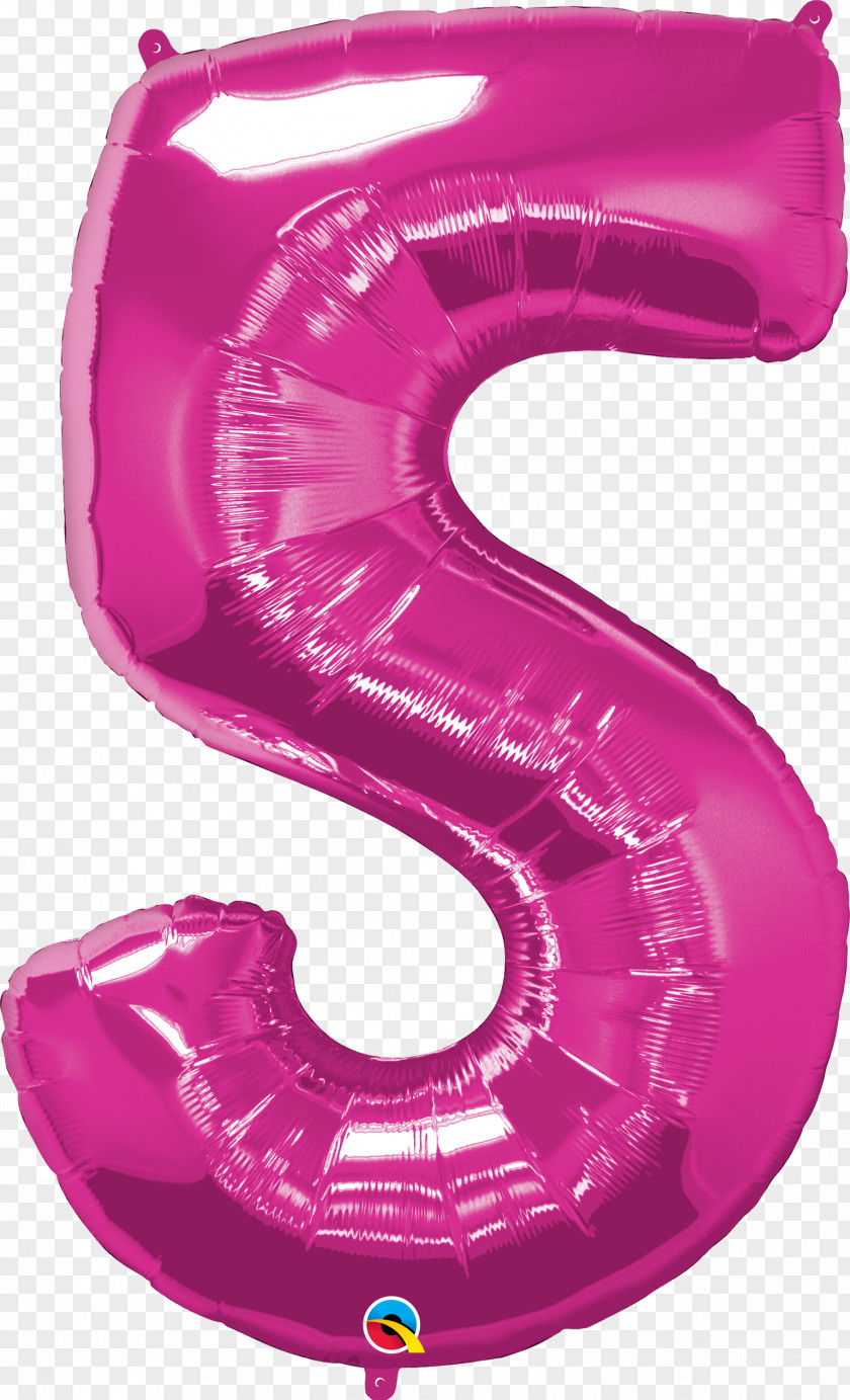 Balloon Number Mylar Party Birthday Gas PNG