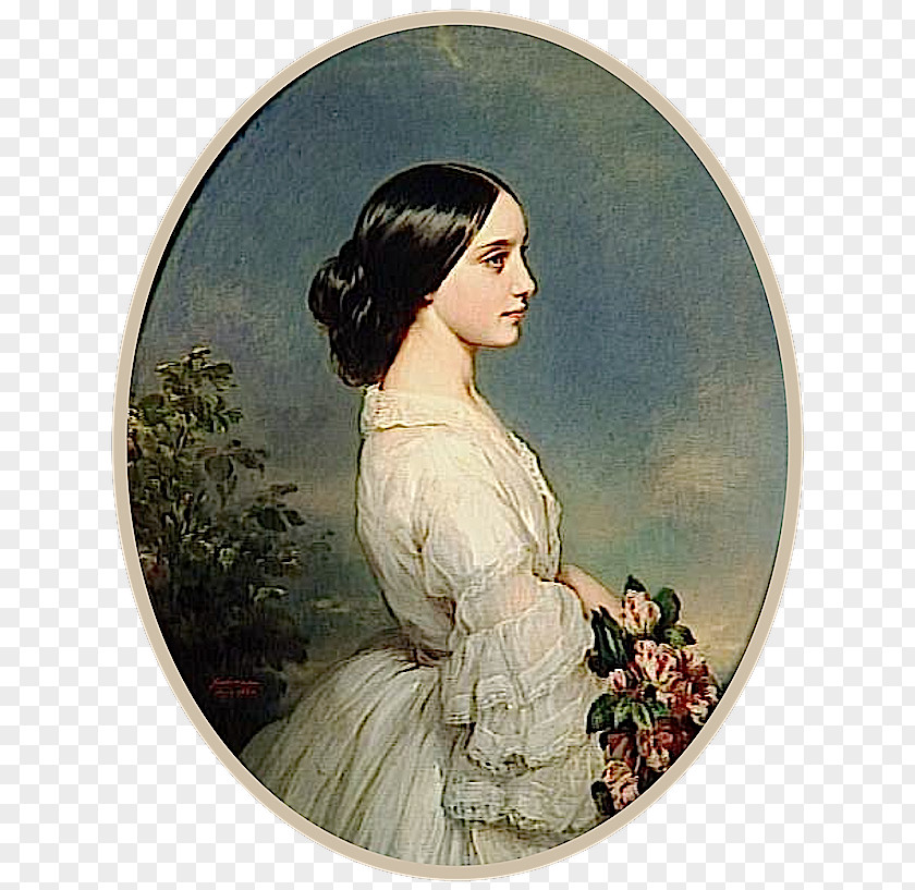 Painting Franz Xaver Winterhalter Germany Montmorency Mme Rimsky-Korsakov Versailles PNG