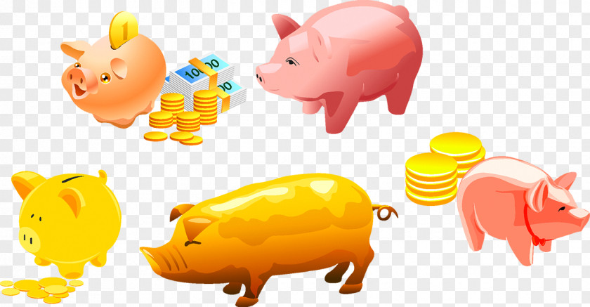 Piggy Bank Finance PNG