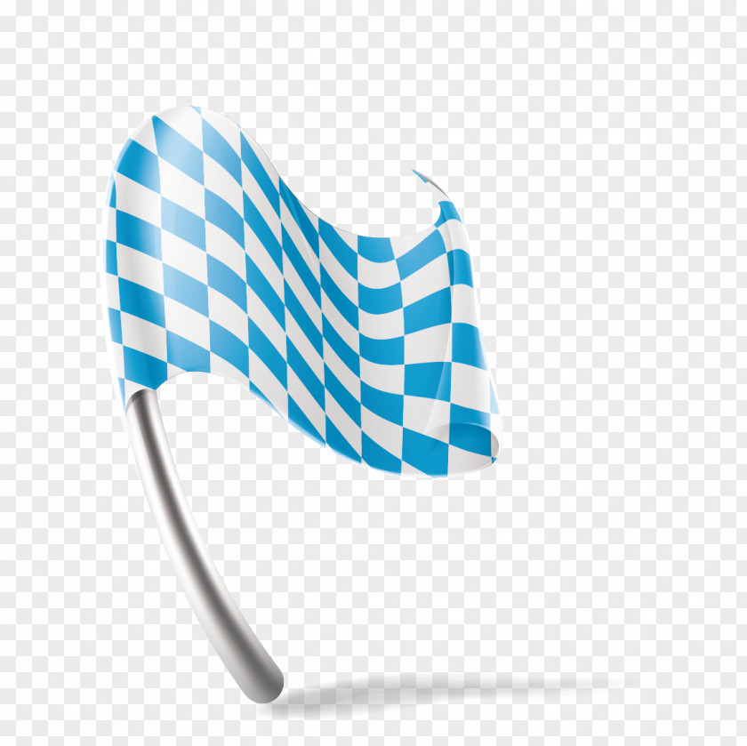 Vector Blue White Flag PNG