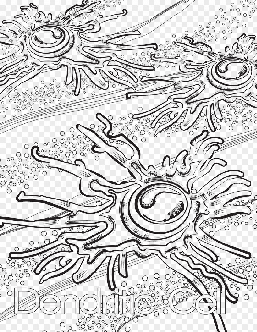 Book Sketch Plant Cell Microbiology Coloring PNG