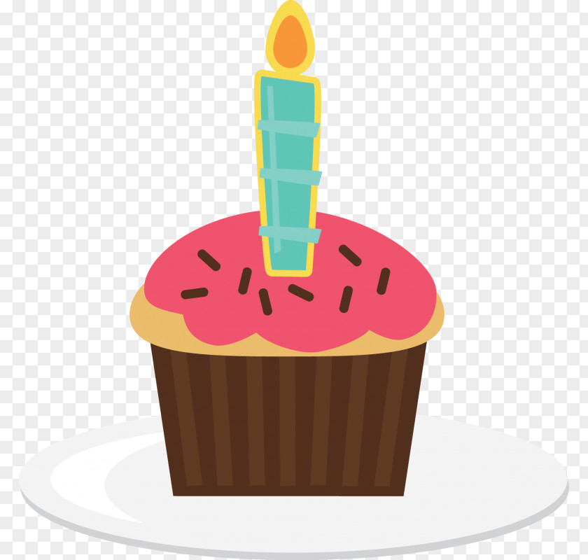 Image Of A Cupcake Birthday Cake Icing Bakery PNG