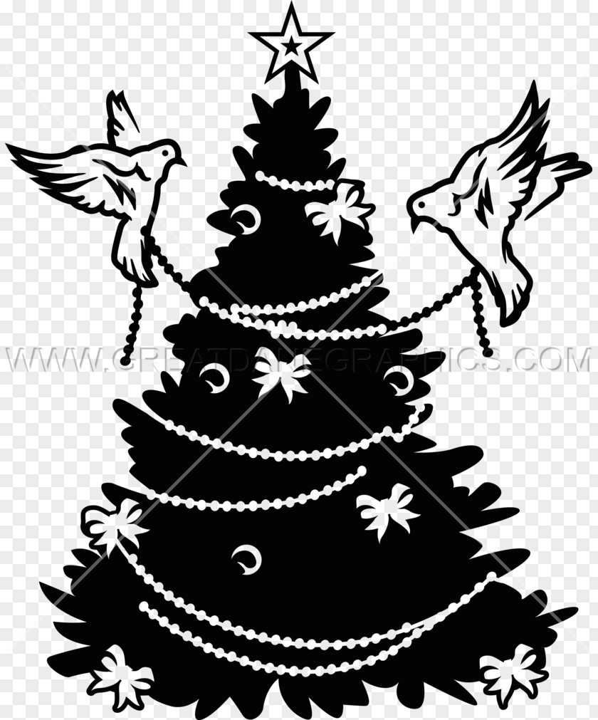 Christmas Tree Spruce Fir Ornament Clip Art PNG
