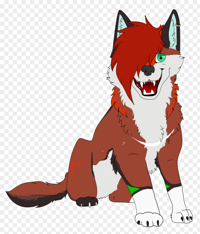 Dog Red Fox Cat Clip Art Illustration PNG