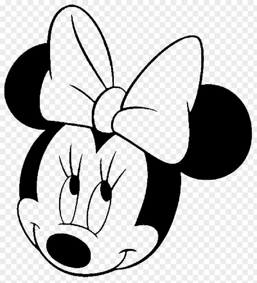 Mickey And Minnie Mouse Coloring Book Page PNG