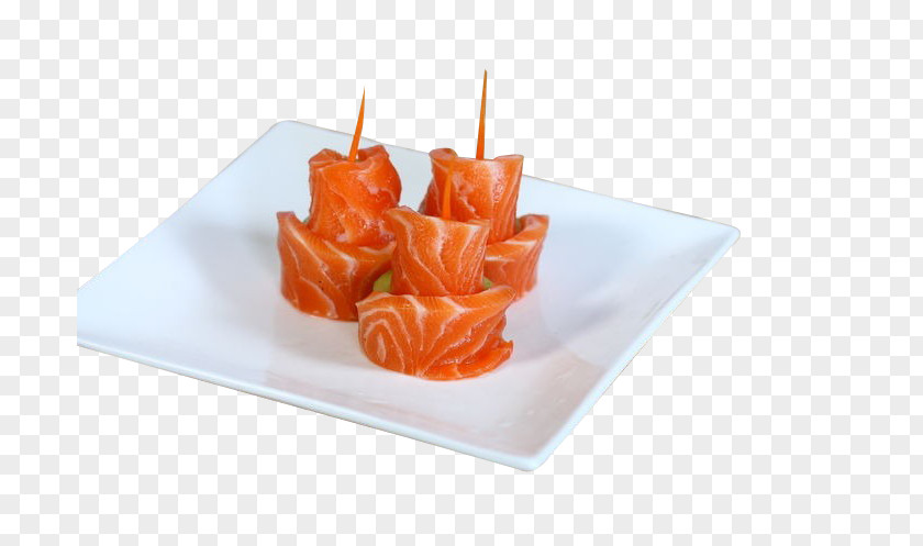 Salmon Rose Sashimi Smoked Recipe Garnish PNG