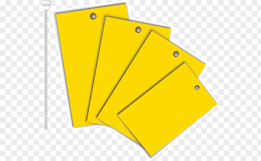 Yellow Tag Triangle Area Rectangle PNG