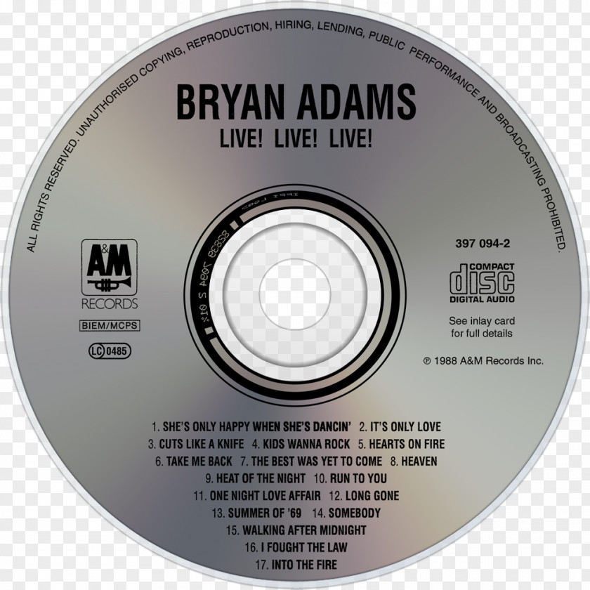 Brian Adams Compact Disc Flash Gordon United Kingdom PNG