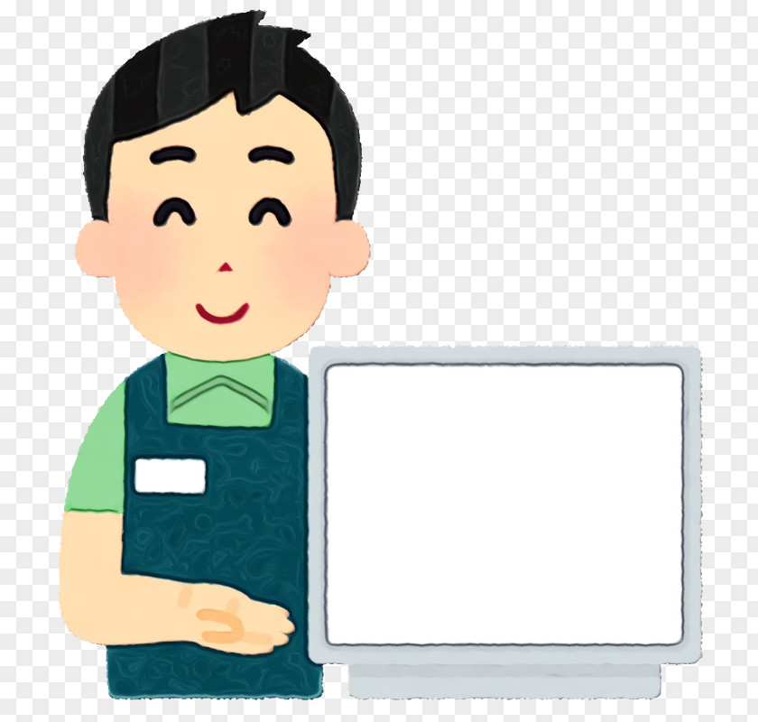 Cartoon Job White-collar Worker Gesture PNG