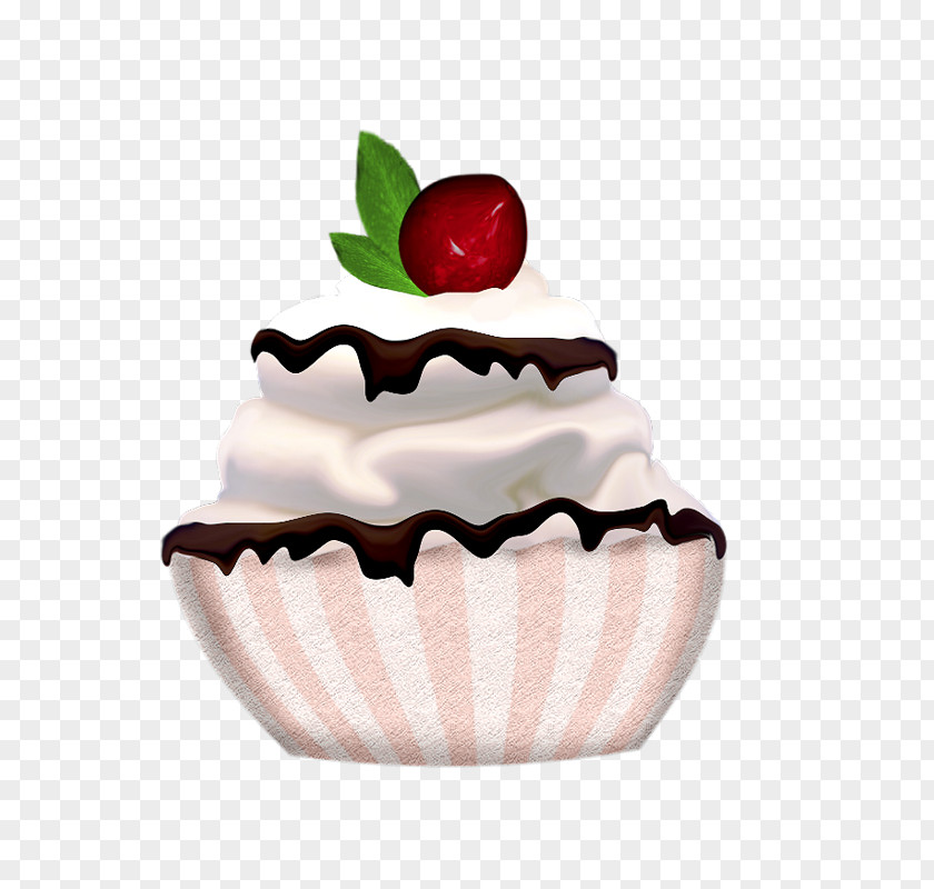 Gelatin Dessert Cupcake Petit Four Reproduction Buttercream PNG