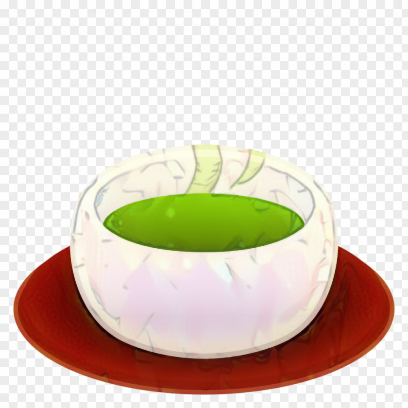 Plate Drinkware Green Circle PNG