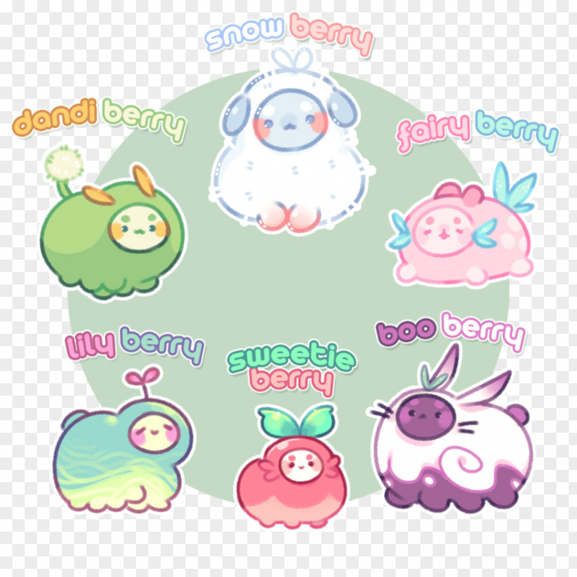 Squishy Buns Design Concept Cartoon Drawing PNG