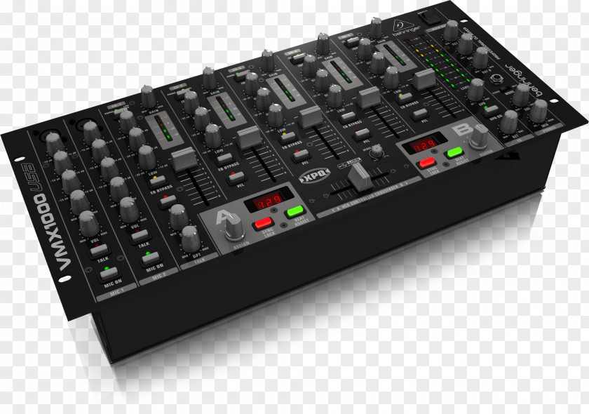 Audio Mixers DJ Mixer Disc Jockey Behringer PNG