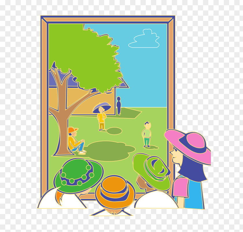 Children’s Playground Window Clip Art PNG