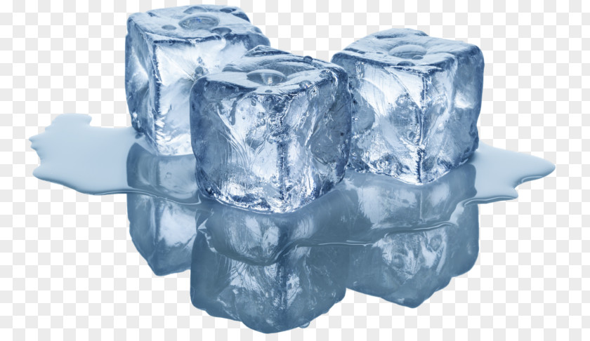 Ice Cube Melting Crystal PNG
