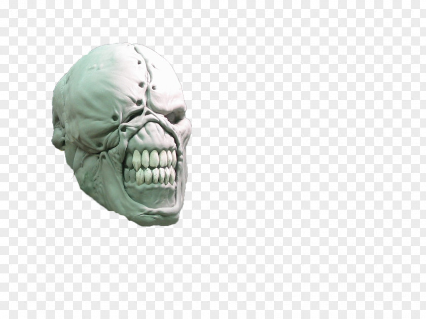 Nicolas Cage Skull Clay PNG