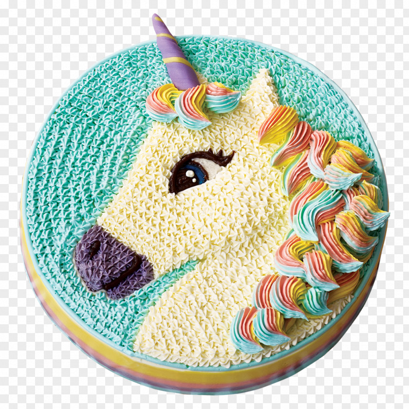 Unicorn Cake Wool Turquoise PNG