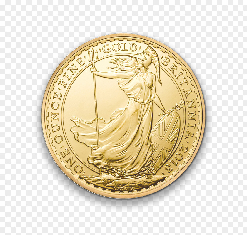 United Kingdom Britannia Bullion Coin Gold PNG