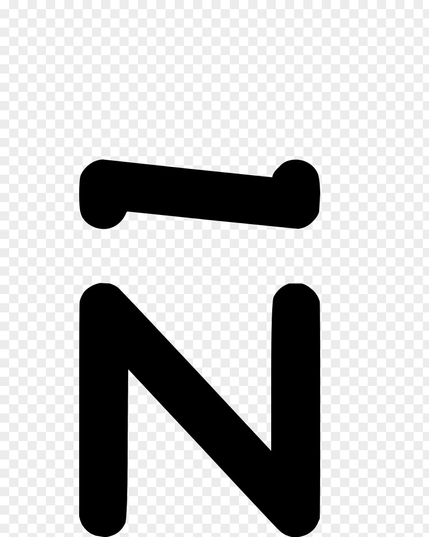 Tilde OCR-A Ñ Optical Character Recognition Font PNG