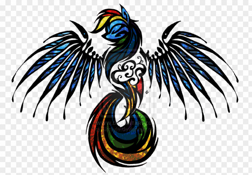 Colorful Owl Rainbow Dash Pony Tattoo Rarity PlayStation 4 PNG