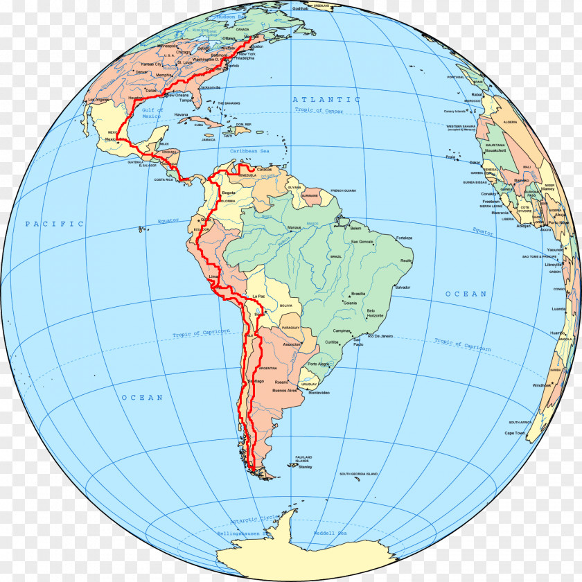 Globe South America World Map Earth PNG