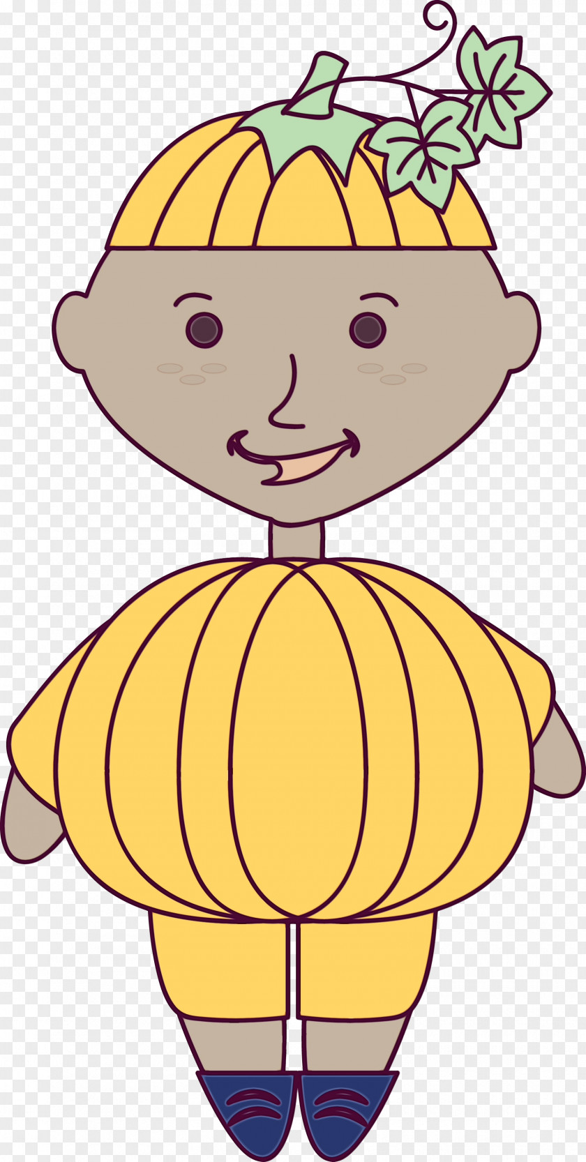 Happy Smile Orange PNG