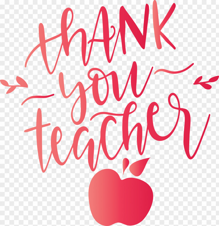 Teachers Day Thank You PNG