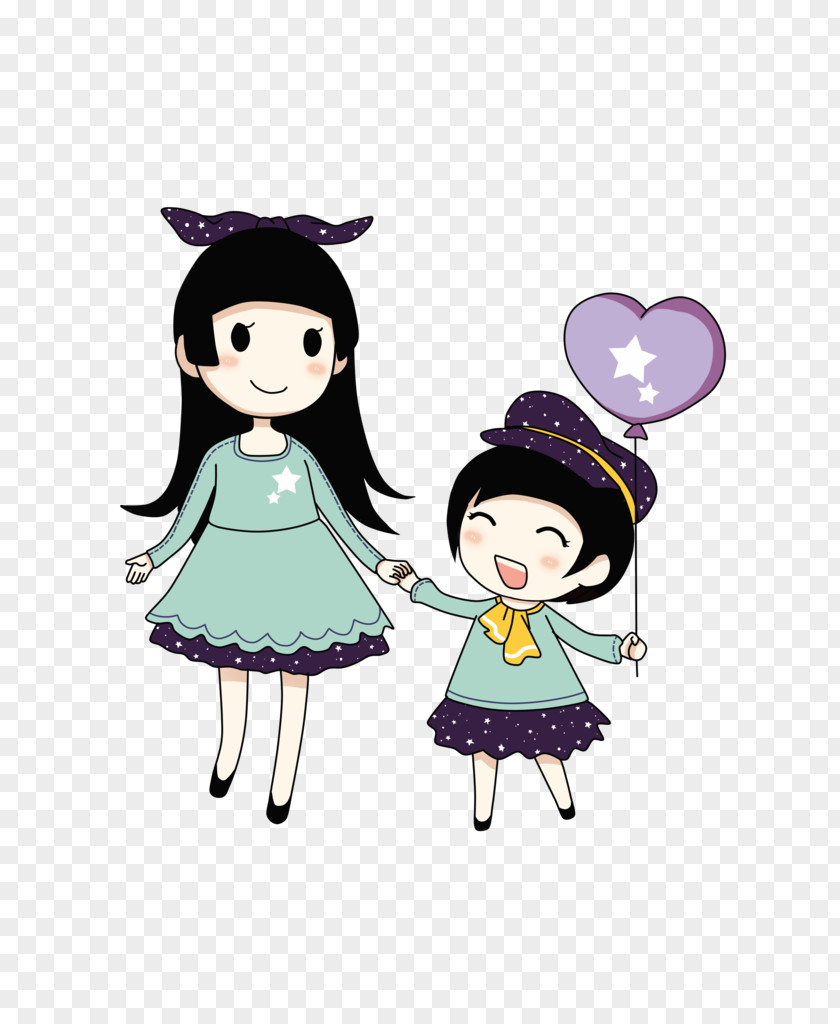 Animation 姉 妹 Illustration Cartoon PNG