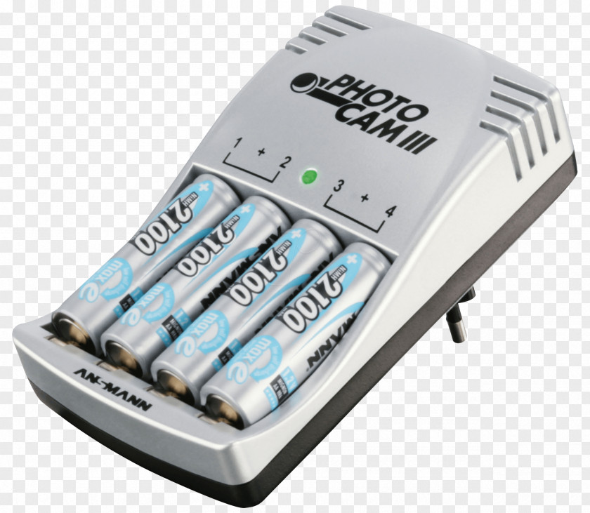 Battery Charger AAA Nickel–metal Hydride Rechargeable PNG