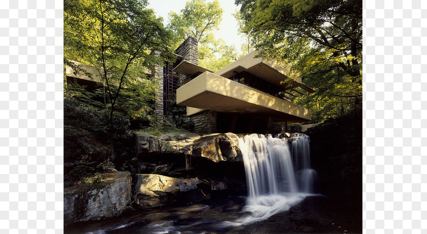 Falling Water Fallingwater Frank Lloyd Wright Home And Studio Taliesin West Kentuck Knob Architecture PNG