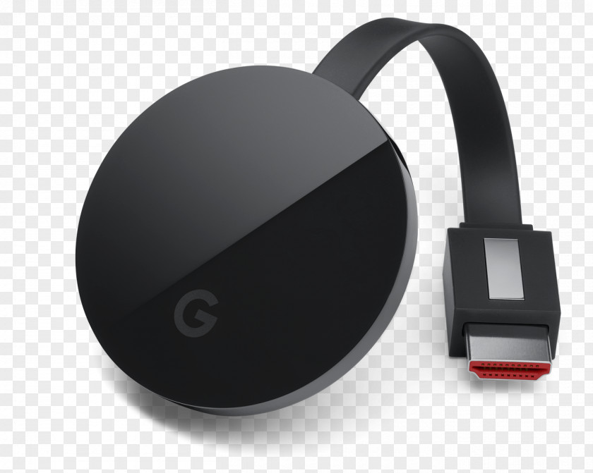 Google Chromecast Ultra Digital Media Player 4K Resolution (2nd Generation) PNG