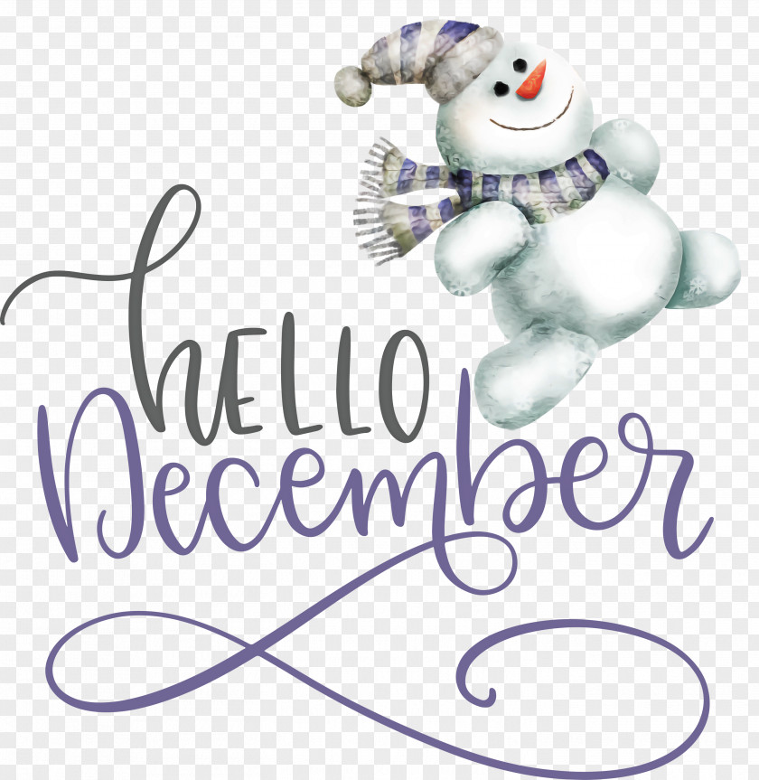 Hello December Winter PNG