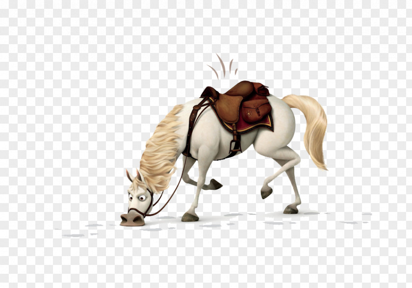 Whitehorse Rapunzel Flynn Rider Horse Pascal And Maximus Tangled PNG