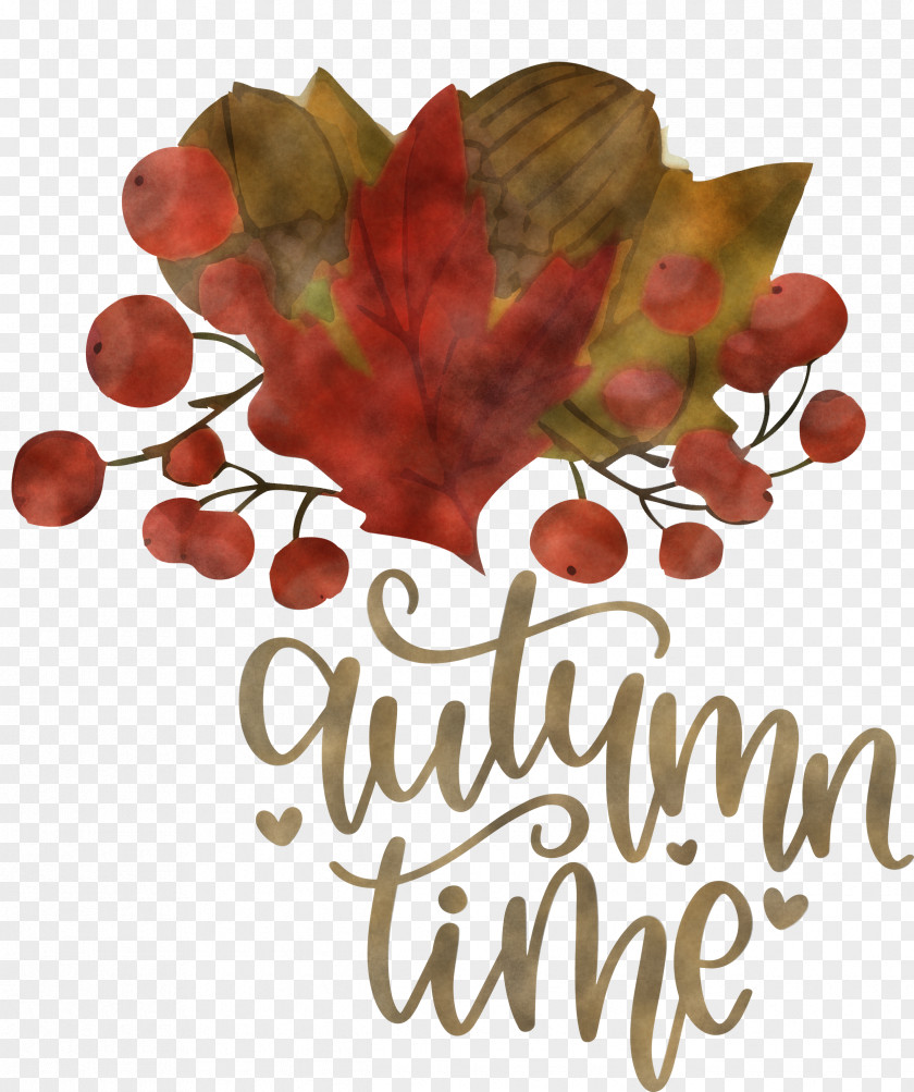 Autumn Time Happy Hello PNG