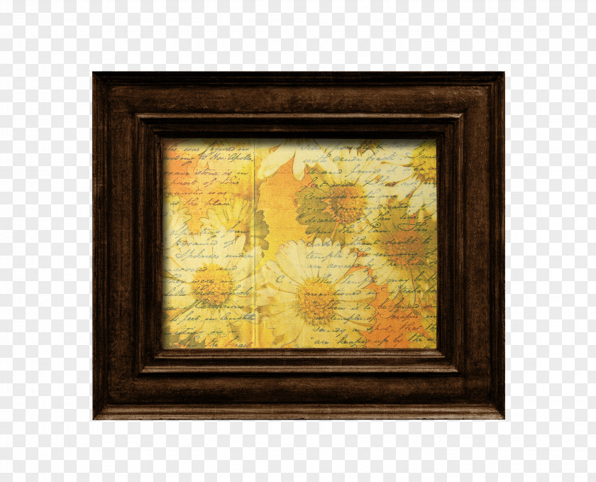 Brown Frame Picture PNG