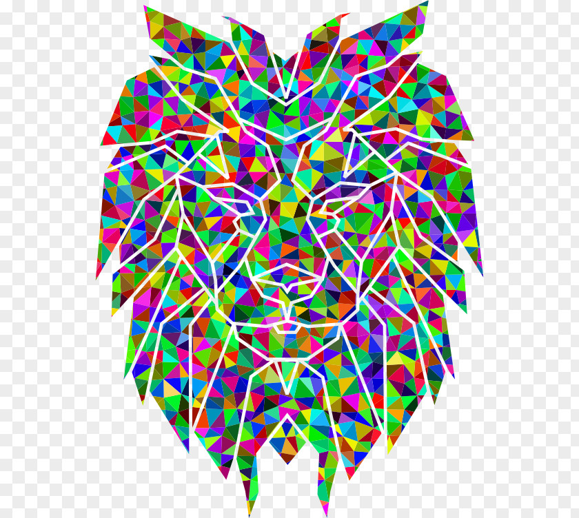 Polygonal Lionhead Rabbit T-shirt Felidae PNG