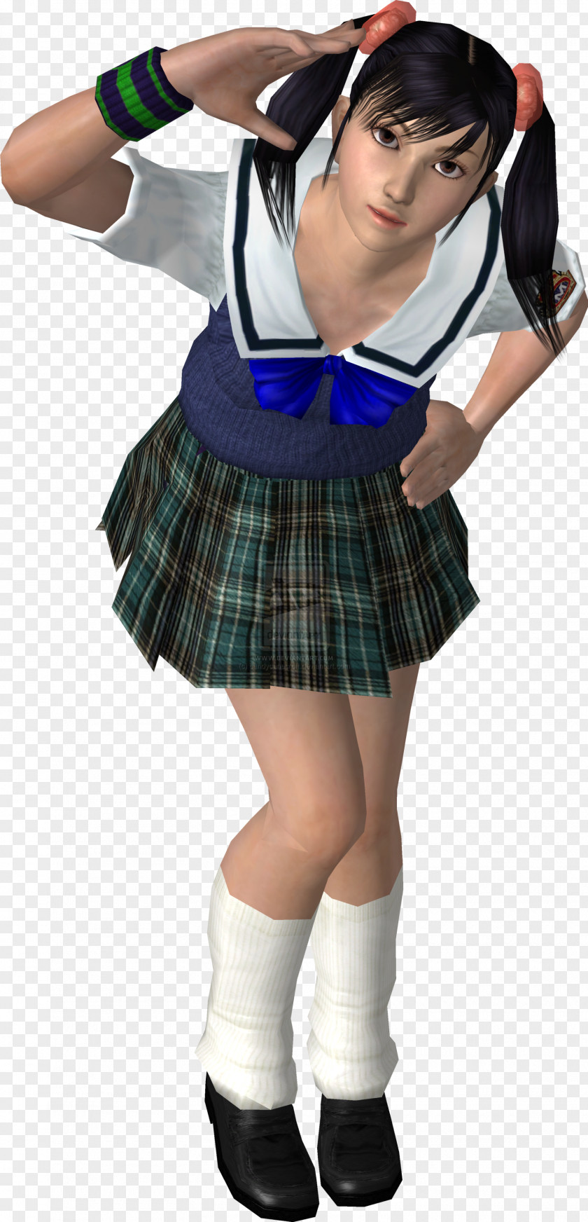 School Girls Tekken 6 3 4 Tag Tournament Force PNG