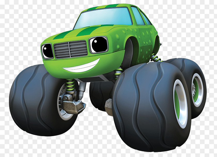 Blaze And The Monster Machines Pickle PNG and the Pickle, green black monster truck art clipart PNG