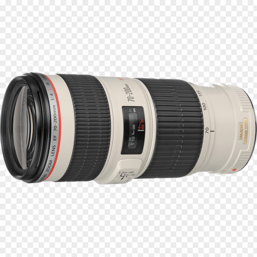 Camera Lens Canon EF Mount 70–200mm 70-200 Mm F/4.0L USM L PNG