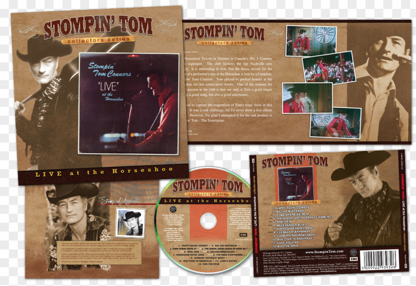 Mykull Stompin' Tom And The Connors Tone My Grounds Bud Spud Fiddle & Song Graphic Design PNG