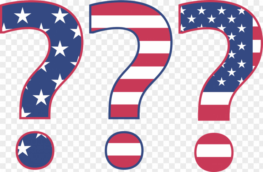 Red Question Mark United States Election Voting PNG