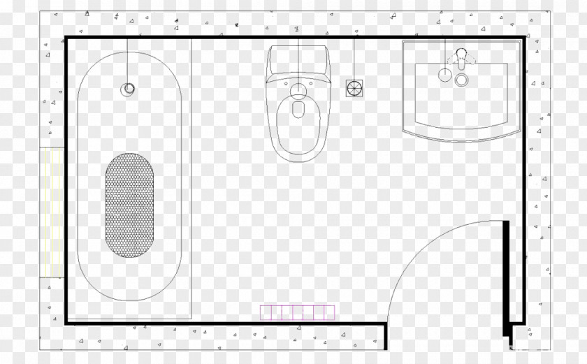 Toilet Floor Plan Brand Black And White Pattern PNG