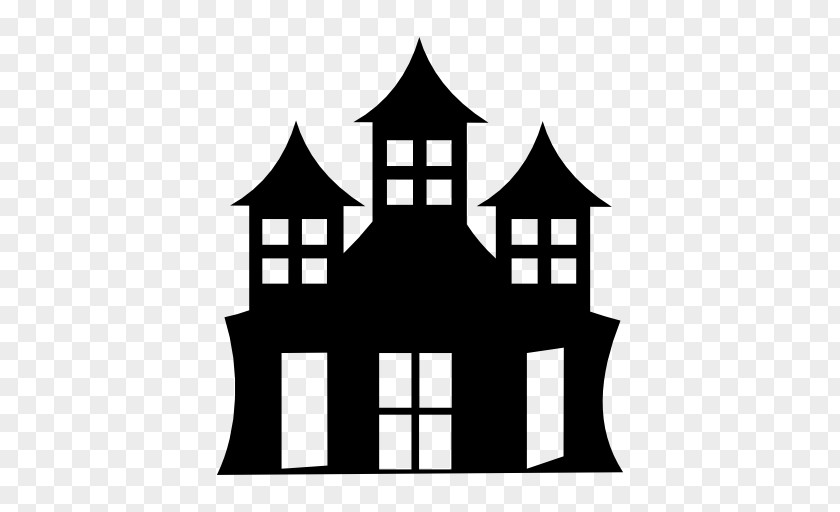 Beautiful Castle Haunted House Clip Art PNG