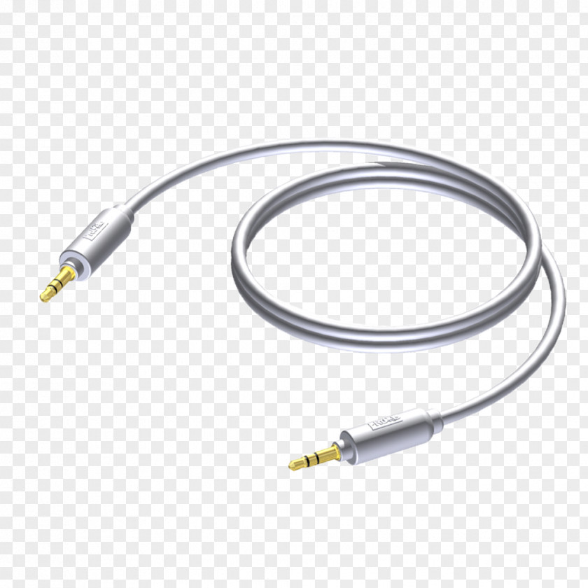 Jack Parr Coaxial Cable Phone Connector Procab Mini RCA Audio Signal PNG